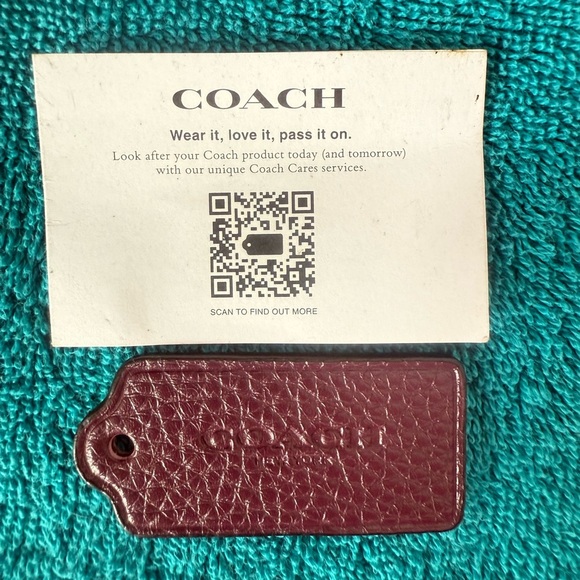 EUC Coach Court Backpack Pebbled Purple Leather 5666 EUC & Roomy! Hangtag & Card - Picture 5 of 12